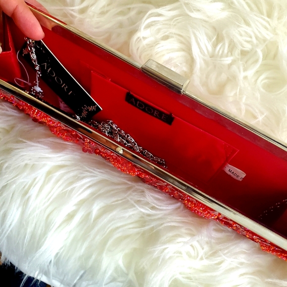 ADORE Clutch &Royal RED HIGHHEELS - Picture 5 of 11